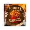 Винтажная металлическая табличка Pommes Frites Настенное искусство Декор для Кафе Бара Ресторана