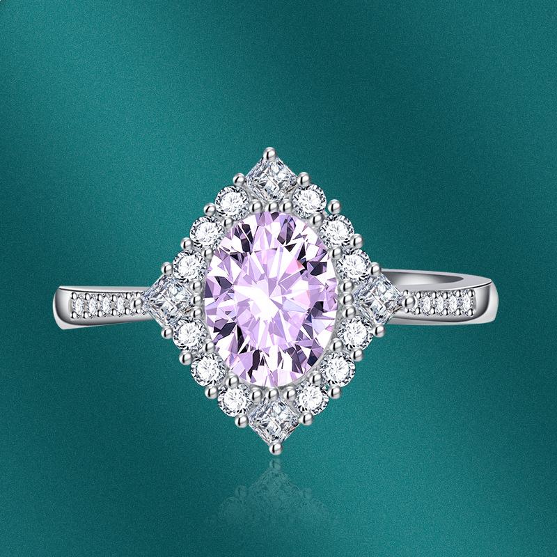 Sace Gems Классическое кольцо с цирконом, женское ювелирное изделие, подарок