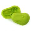 Calorata Tyrannosaurus Rex Skull Ice Tray (Green) Silicone Ice Cube Tray (Microwave/Dishwasher Safe) Chocolate Mold for Baking (Heat Resistant) Dinosa