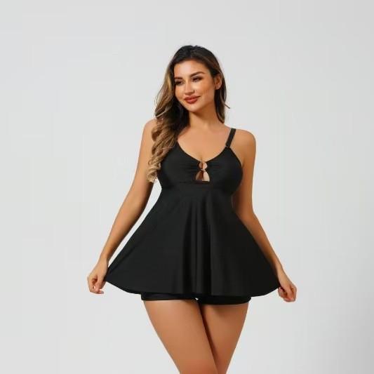 1011 summer women's one-piece swimsuit covers the meat and looks thin, suspenders, beach pool party, bikini sports