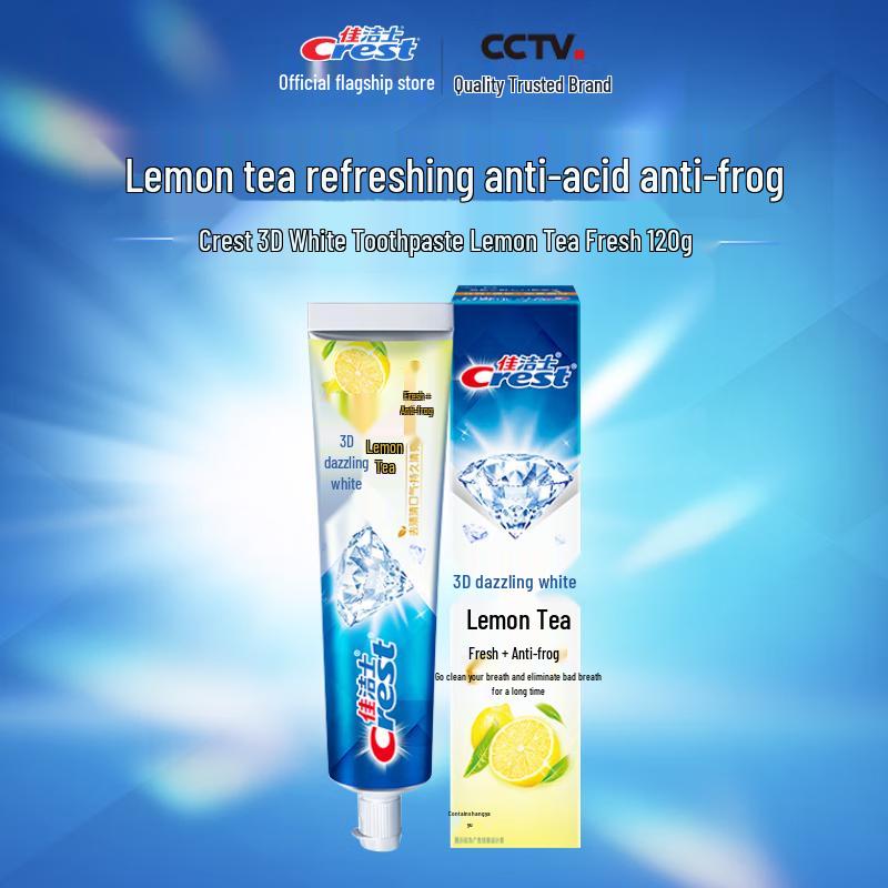 Crest 3D White Deep Clean Lemon Tea Toothpaste