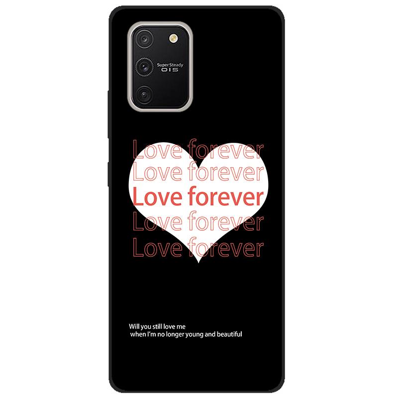 Чехол для Samsung Galaxy S10 Lite G770F Силиконовый Черный Мягкая Задняя Крышка для Samsung S10 Lite Чехол 2020 TPU S10Lite Чехол S 10 Lite