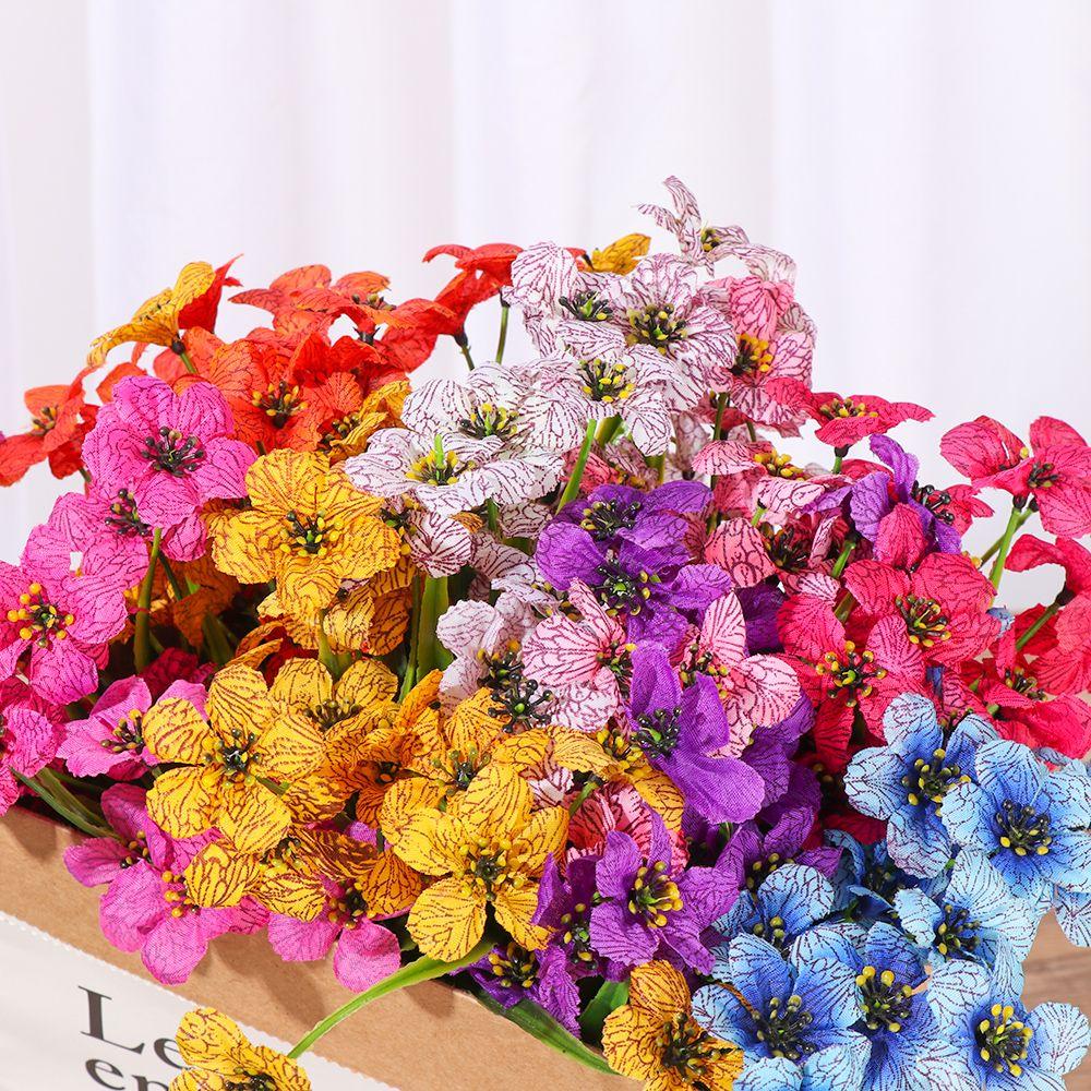 New Outdoor UV Resistant Plastic Plants Garden Porch Decor Artificial Flowers Fake Flowers