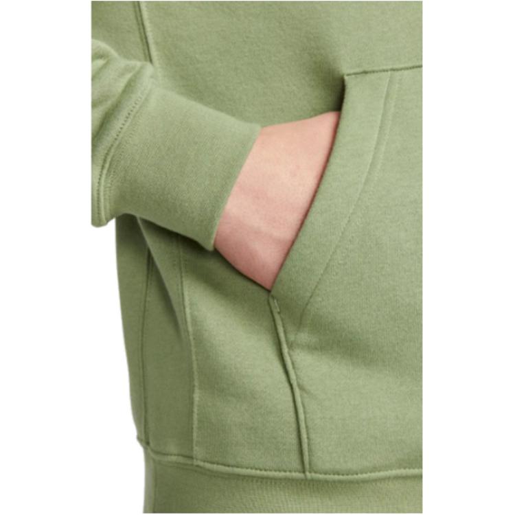 Nike Logo Print Drawstring Hooded Long Sleeve Sweatshirt Men sweatshirt Light-Green BV2655-386