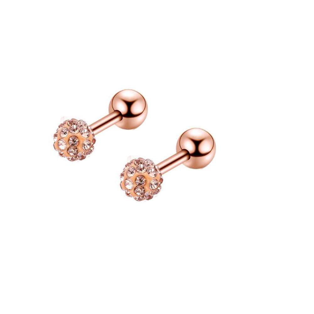 Stainless Steel Lip, Zircon Ear, and Ear Bone Studs - Trendy Piercing Jewelry