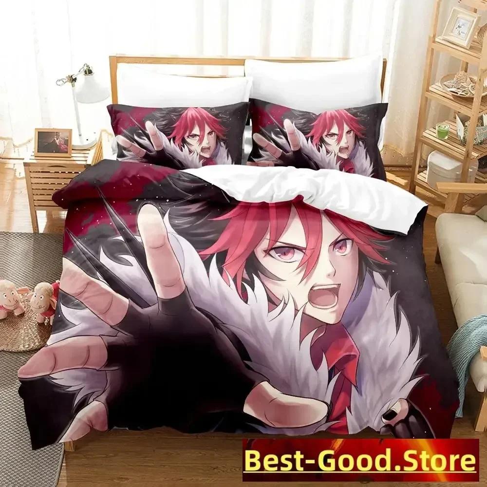 Новый Show By Rock! Комплект постельного белья Single Twin Full Queen King Size Bed Set Adult Kid Bedroom Duvetcover Sets Anime Parure de lit Bed