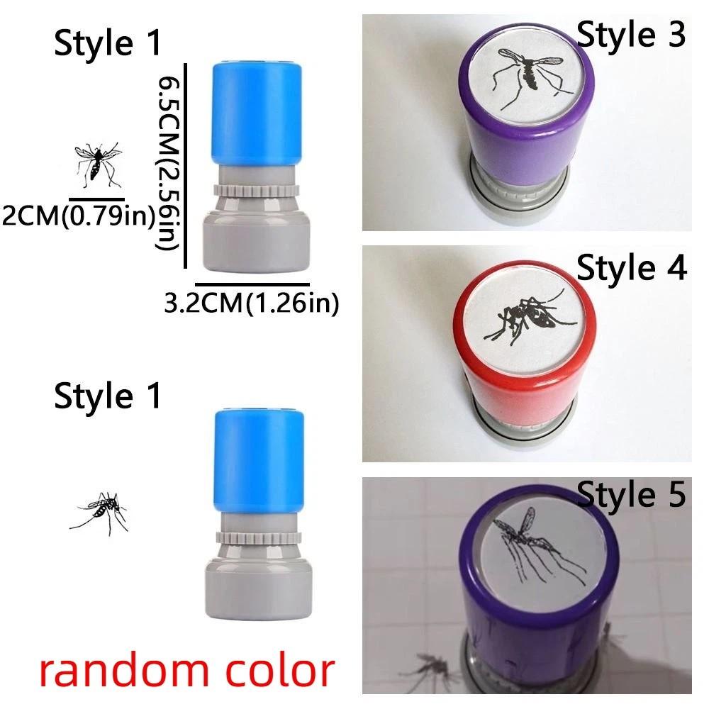 Novelty Self-ink Stamps Assorted Stamps Funny Prank Stamp Mosquito Stamps  Handbook Decoration