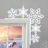 Christmas Door Frame Decoration Wall Window DIY Craft Door Corner Sign Decor for Xmas Shelf Mirror Cabinet Window Home