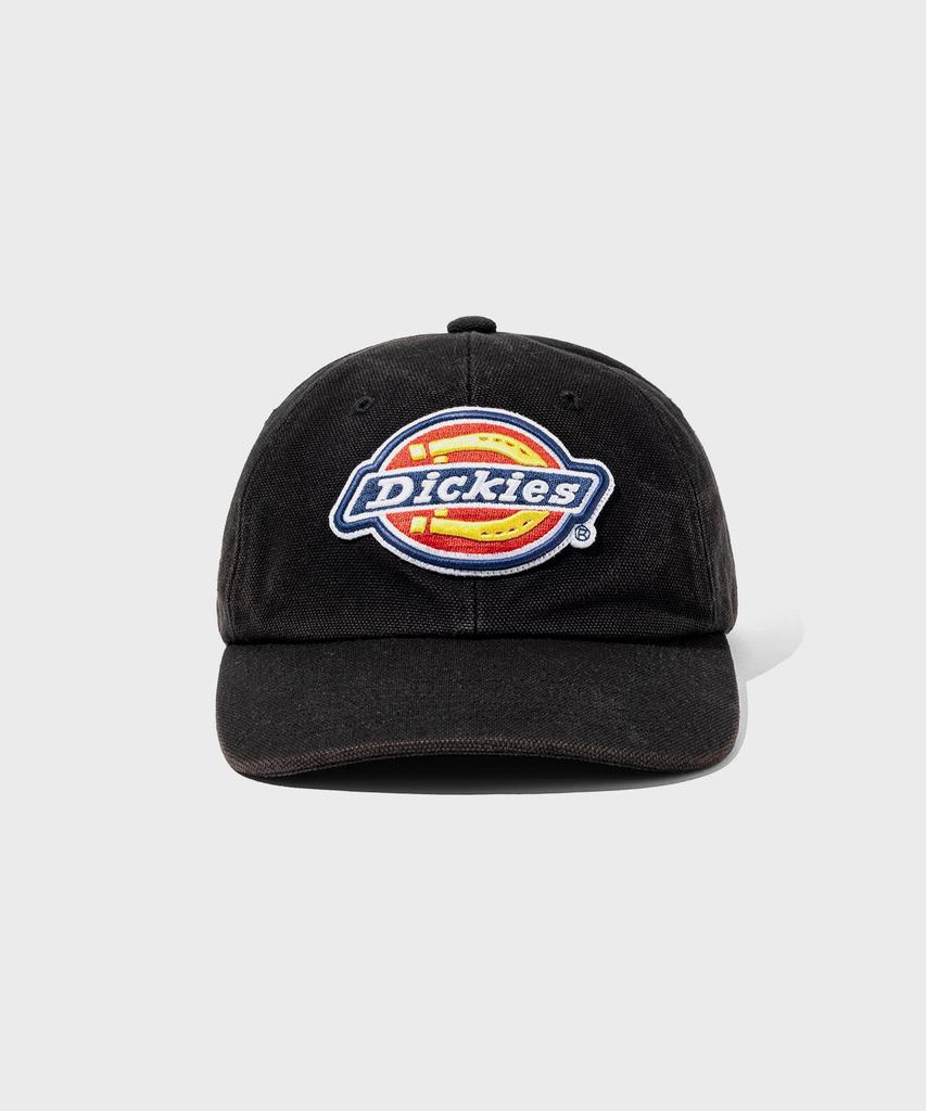 DICKIES Big Logo Washed Ball Cap Black