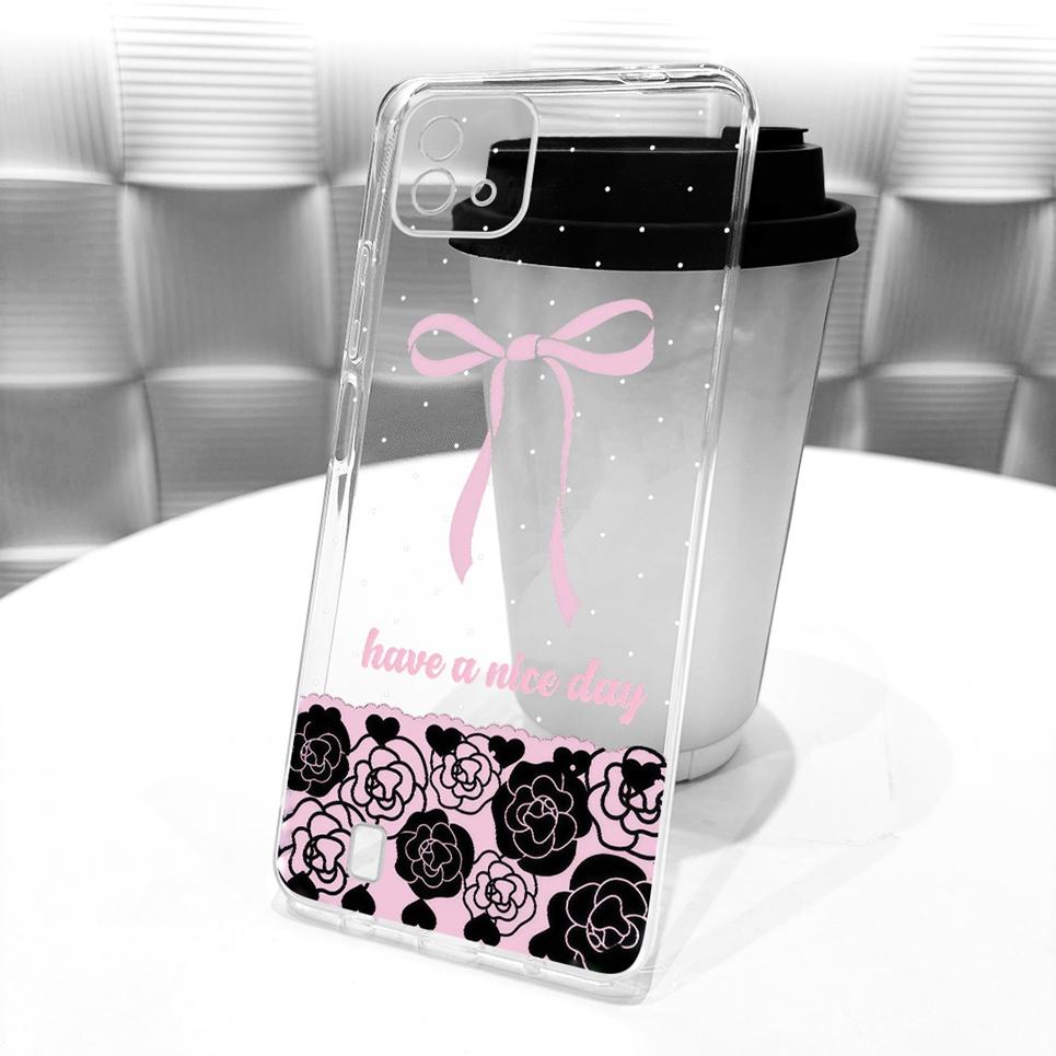 For Realme C11 2021 C20 C20A RMX3231 Phone Case Colorful Butterflu Flower Women Girly Soft Silicone Casing Clear Back Cover