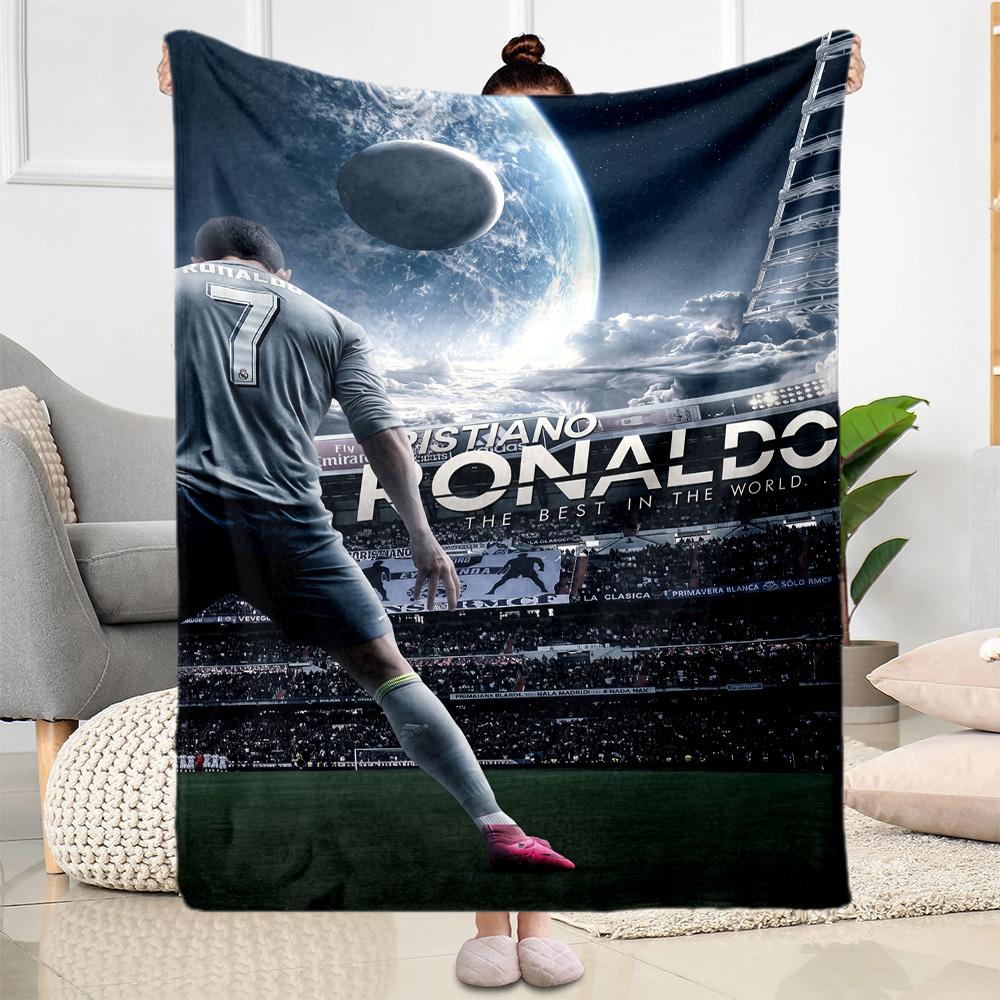 Cr7: Answer Revealed Blanket Durable Comfort Suitable for Sofa Livingroom Bedding for All Seasons Modern Gift for Travel Home Birthdays