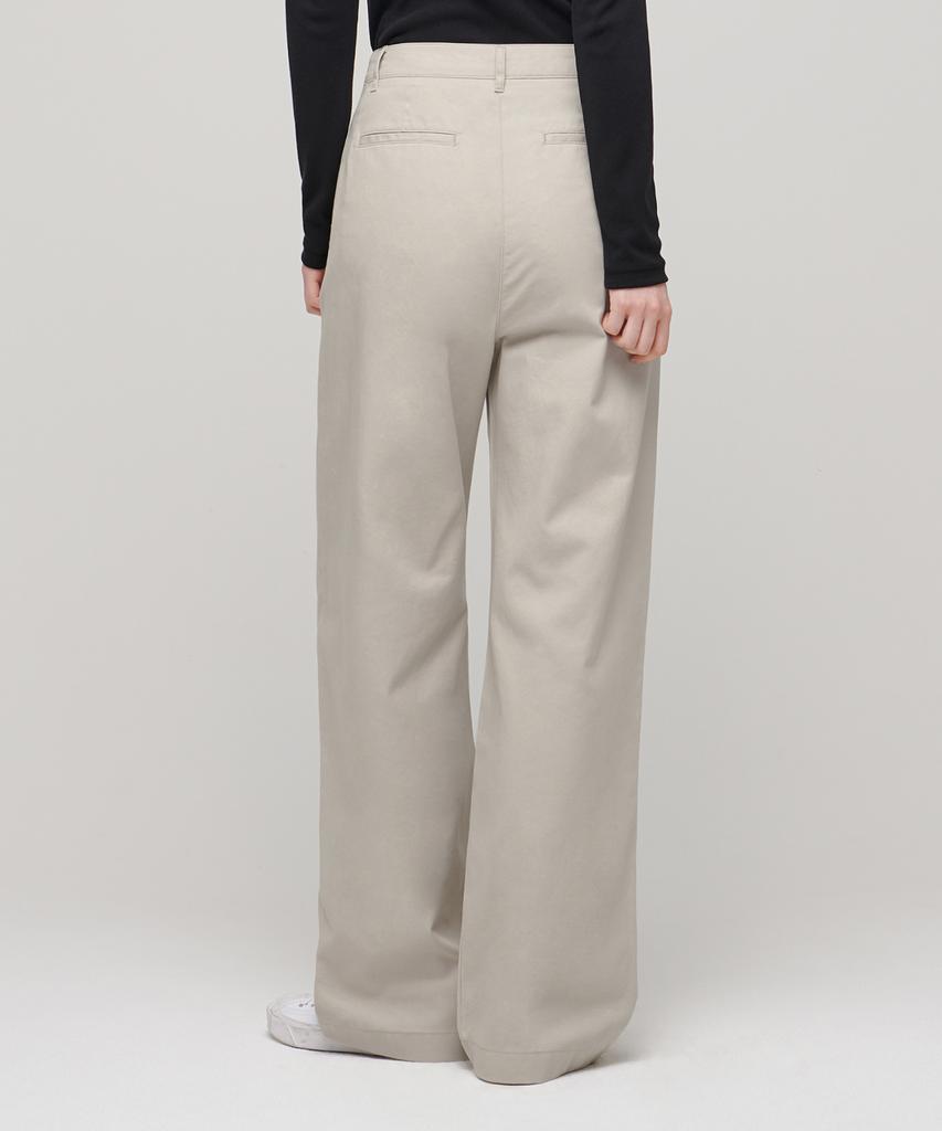 MUSINSA STANDARD WOMAN Women'S Wide Chino Pants [Light Beige]