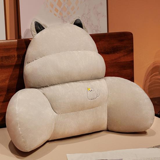 Подушка для чтения на кровати с поддержкой подлокотников на молнии. Супермягкая полностью заполненная спинка. Подушка для дивана и дивана.