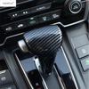 Декоративная накладка на ручку рычага переключения передач автомобиля, защитная отделка для Honda CR-V CRV 2017 -  ABS, карбоновое волокно, аксессуары для интерьера