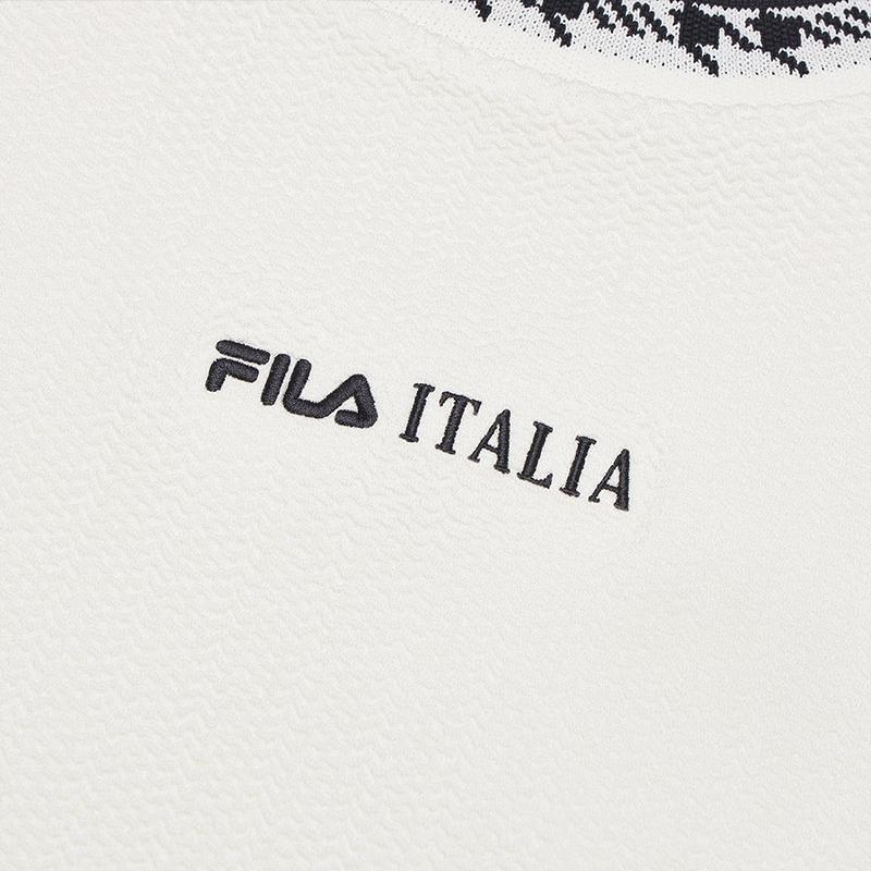 Fila Повседневная модная футболка с длинным рукавом, женский топ, белый F11W514203FWT