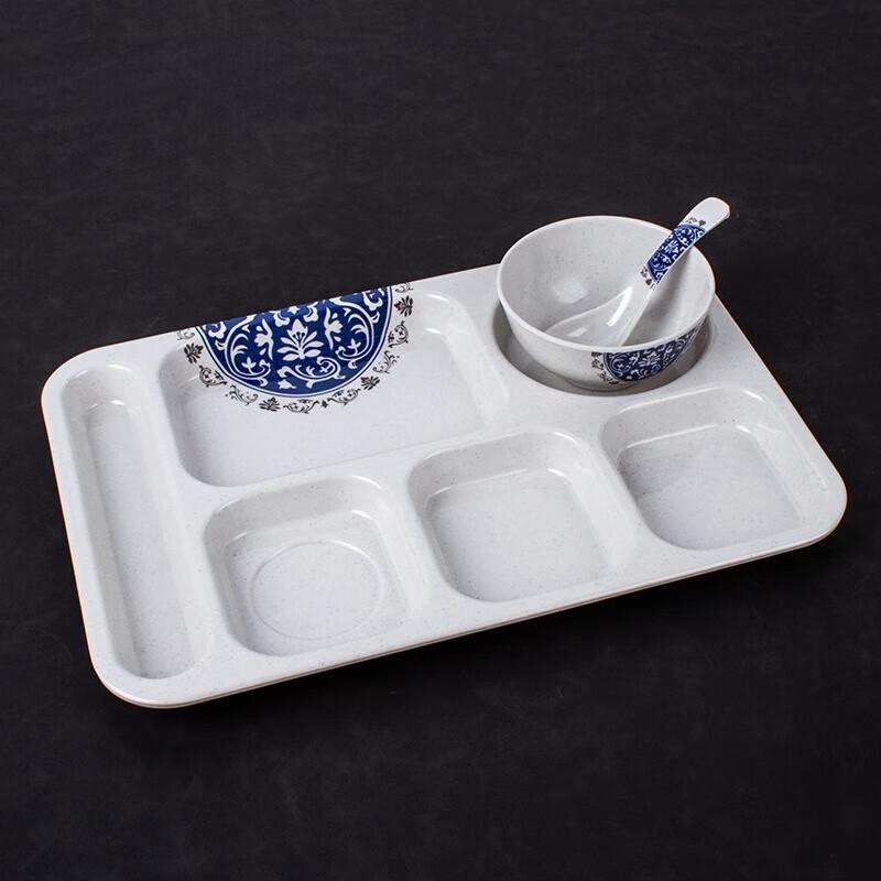 Набор melamine тарелок для ужина с отделениями в китайском стиле