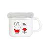 (GoodPlus+) Эмалированная квадратная кастрюля Emile Miffy 1,5 л Устойчива к кислотам и щелочам, не передает запахи Дик Бруна Поставляется с герметичной крышкой для