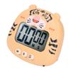 Digital Kitchen Timer Countup Countdown Cartoon Animal Sound Flash Alert Easy Operation with Stand for Cooking Teaching