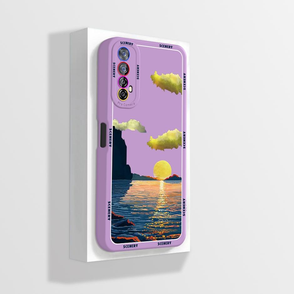 For Realme 7 Case Soft Silicone Cute Cartoon Phone Cover Shell for OPPO Realme Narzo 20 Pro 30 Narzo30 4G Cases New Design Funda