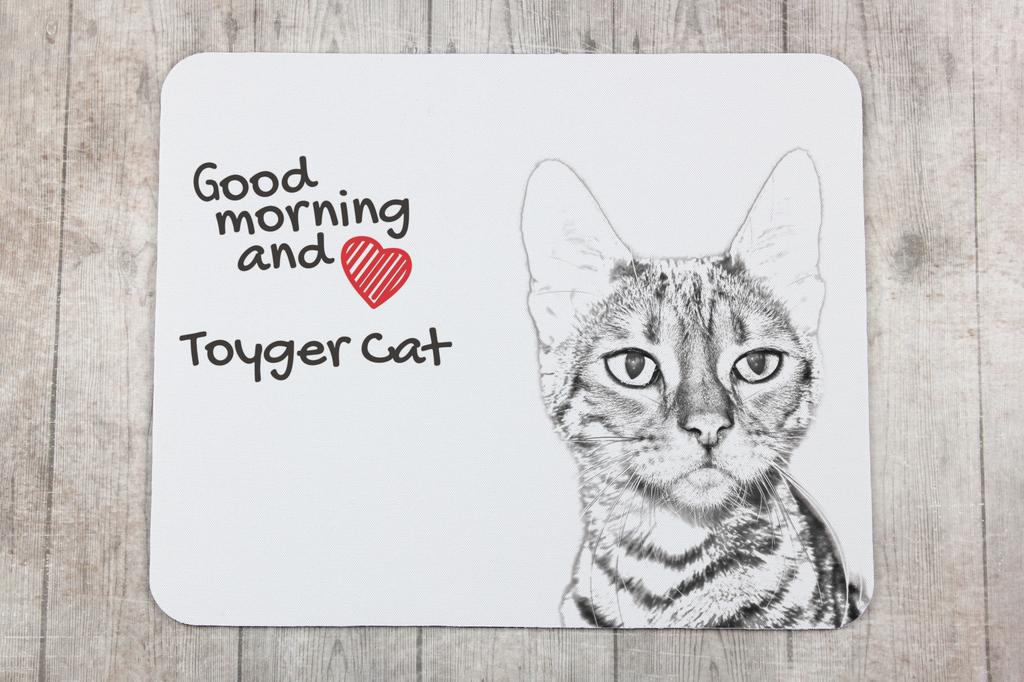 Toyger – Mouse pad with print, personalized cat pad | Art-Dog