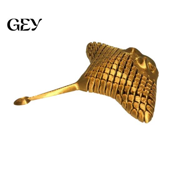 Decorative Items for Bedroom 3D Printed Manta Ray Fidget Toy, Flexible Articulated Sea Animal Figurine Artistic PLA Decorations Desktop Decoration,