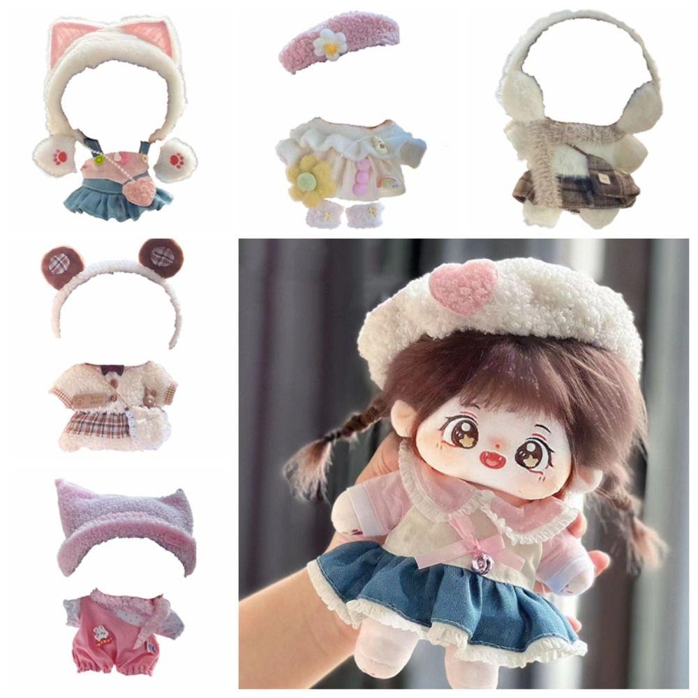 Princess Skirt 20cm Cotton Doll Dress DIY Clothing Plush Toy Clothes Doll Accessories