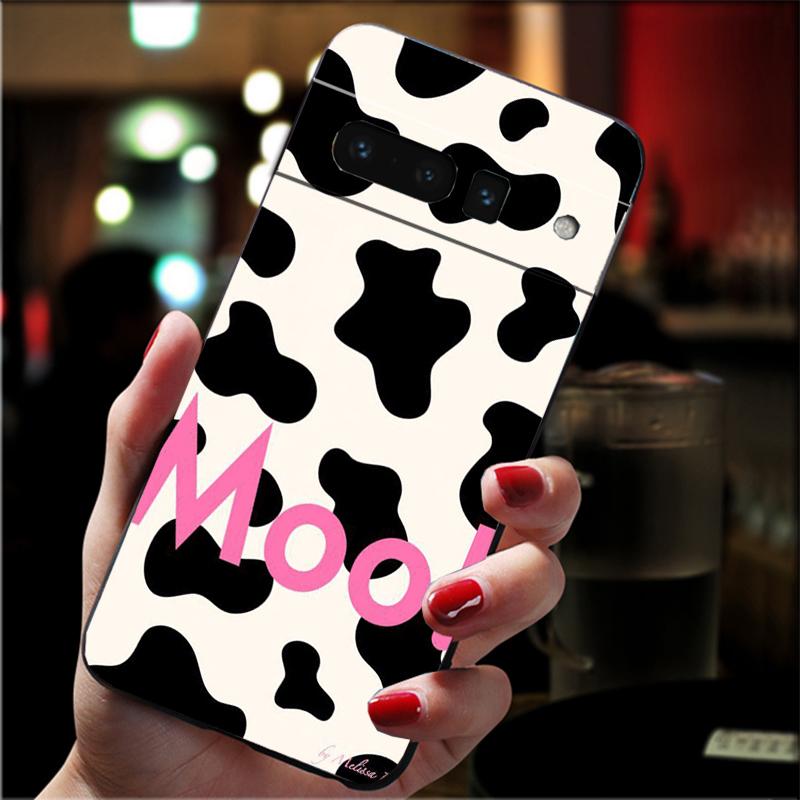 Cow Print Phone Case For Google Pixel 10 Pro 9 Pro XL 9A 8 7 6 Pro Pixel 8A 7A 6A Pixel 8 7 6 5