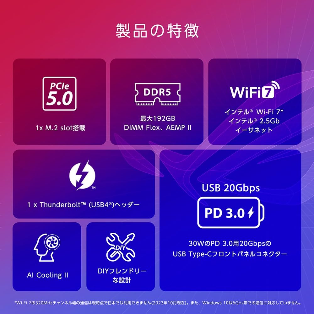 ASUS ROG STRIX GAMING WIFI II Процессор поколения Intel совместимый с LGA1700 Z790, оснащенный DDR5 ATX, авторизованный дистрибьютор, продукт Z790-E 14-й/13-й/12-й