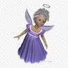 Fairy Cherub Iron On Heat Transfer Printing Vinyl Patches Sticker for Clothes DIY Appliques Washable Patches