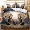 3D Elephant Theme Bedding Set Pillow Cover Bedding Set Duvet Cover Full Size Single/Double Bed Home Decoration
