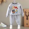 PAW PATROL Cartoon Printed Girls O Neck Hoodies and Long Pant Two Piece Sets Kids Casual Sweatshirts Set Children's Tracksuit