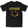 Мужская футболка Желтый Блокчейн Биткоин Сатоши Футболки Харадзюку Смешная Летняя Футболка Y2K Смешные Повседневные Хлопковые Топы Идея для Подарка
