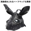 Heizi Steampunk Rabbit Mask Goggles Cosplay Halloween PU Leather Plague Mask Animal Mask Costume Party (Rabbit)
