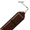 Maydahui Stylish Ballpoint Set of Black Cute and Creative Gel Ballpoint Perfect for and Gift Ideas Chocolate-Shaped Pens, 10, 0.5mm Ink, Pens, School,