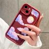 Soft Silicone Square Ladder Printing Pattern Phone Casing Full Cover Camera Shockproof Protection Rubber Case for Vivo