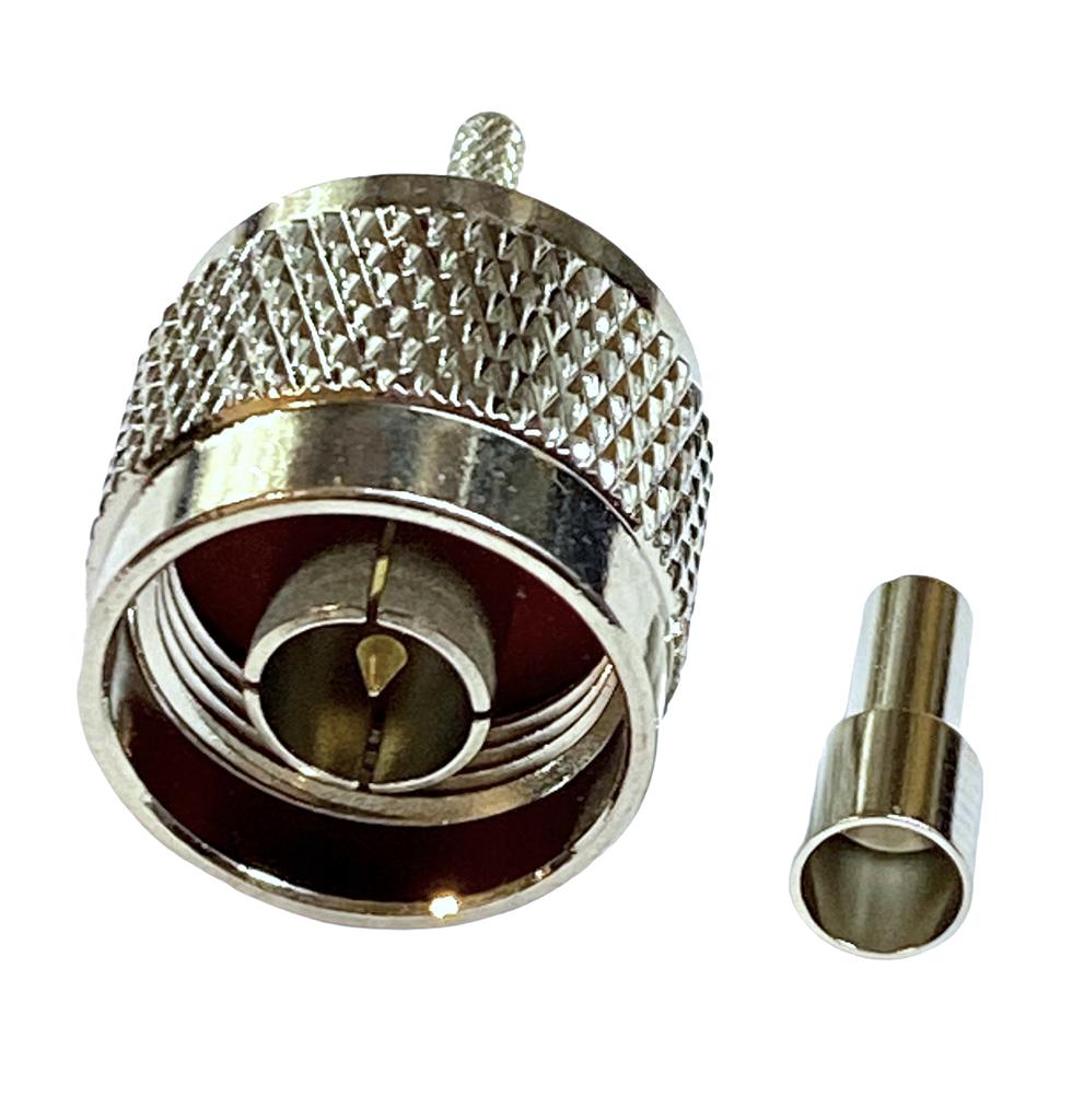 N plug connector for RG174 HQ cable