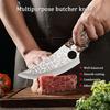 WXCOO Hand-Forged Knife with Sheath Utility Knife Kitchen Meat Cutting Fruit Slicing Pig Fish Cleaver Kitchen Accessories