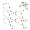 100Pcs Galvanized Steel Hanging Hook Eight-shaped Galvanized Steel Hook  Home Storage