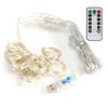 3x2m USB Remote Control 200LED Chip Curtain String Lights with 8 Lighting Modes Home Decoration