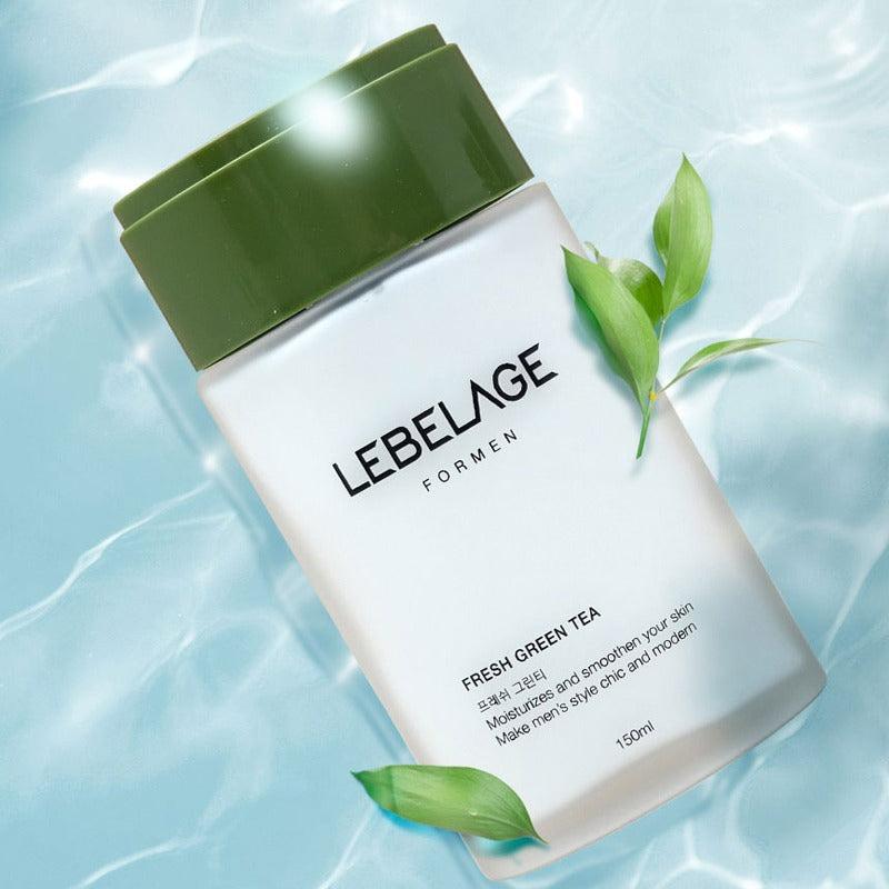 Lebelage Fresh Green Tea для ухода за кожей для мужчин, 2 набора подарков, увлажняющий лосьон