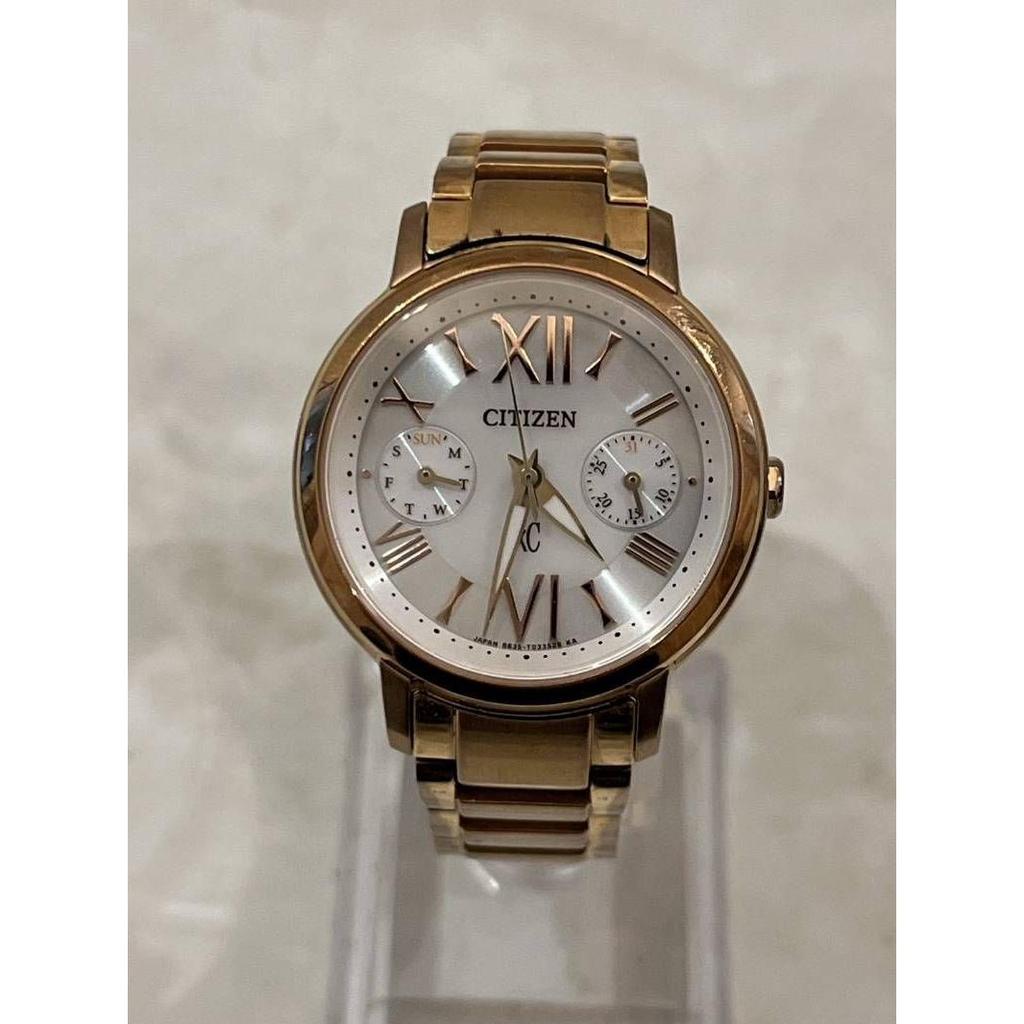 Б/у Солнечные часы CITIZEN XC Citizen Cross Sea 8635-T021883 Рабочее состояние
