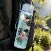 1PC Cowgirl Western Retro Collage Print 750ml Color Plastic Sports Water Bottle Leakproof Flip Straw Lid Suitable for Sports Office Home Use