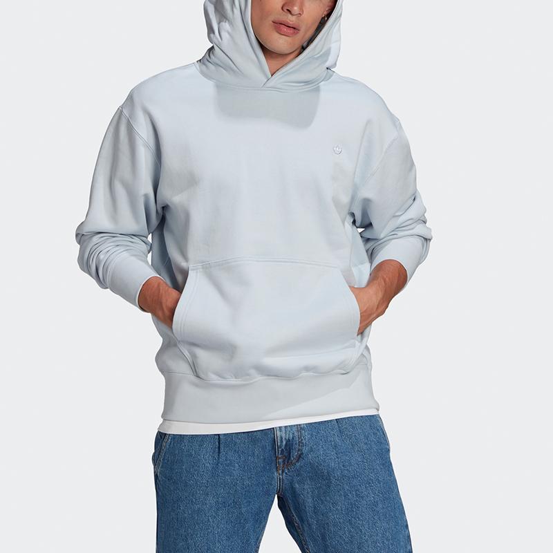adidas Коллекция Originals Синяя Версия Толстовки Мужские Синие С Капюшоном Средняя Обычная GN3383