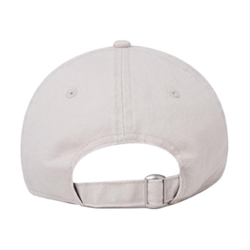 New Era New Yihua MLB curved brim sunshade canvas NY simple NE920 cotton baseball cap men and women same style couple model off-white 14538308