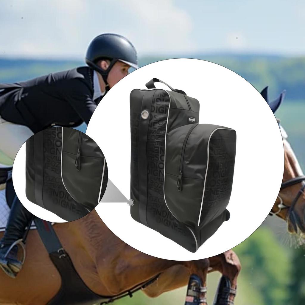 Сумка-переноска для высоких сапог для верховой езды, водонепроницаемая, из ткани Оксфорд, с ручкой, для поездок на конные мероприятия