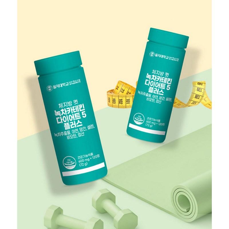 Eulji University Жиросжигатель Катехин Зеленого Чая Диета 5 Плюс, 120 таблеток, 1 шт.