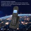 Expandable Cordless Phone System with 3 Lines Display Caller ID Support 5 Handsets Connection 50