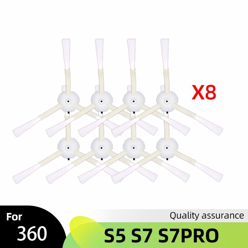 Spare Main Side Brush Mop Cloth Wipe Hepa Water Filter for Qihoo 360 S5 / S7 Pro Robot Vacuum Cleaner Cleaning Accessories