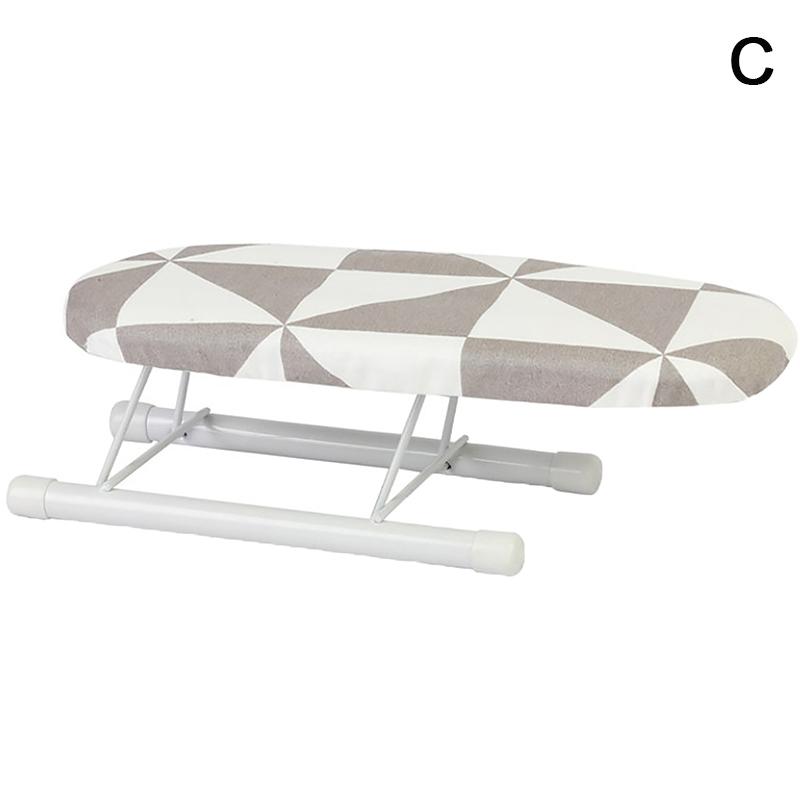 Folding Mini Ironing Board With Folding Legs Portable Household Clothes Ironing Rack Home Supplies Heat Resistant Ironing Cover