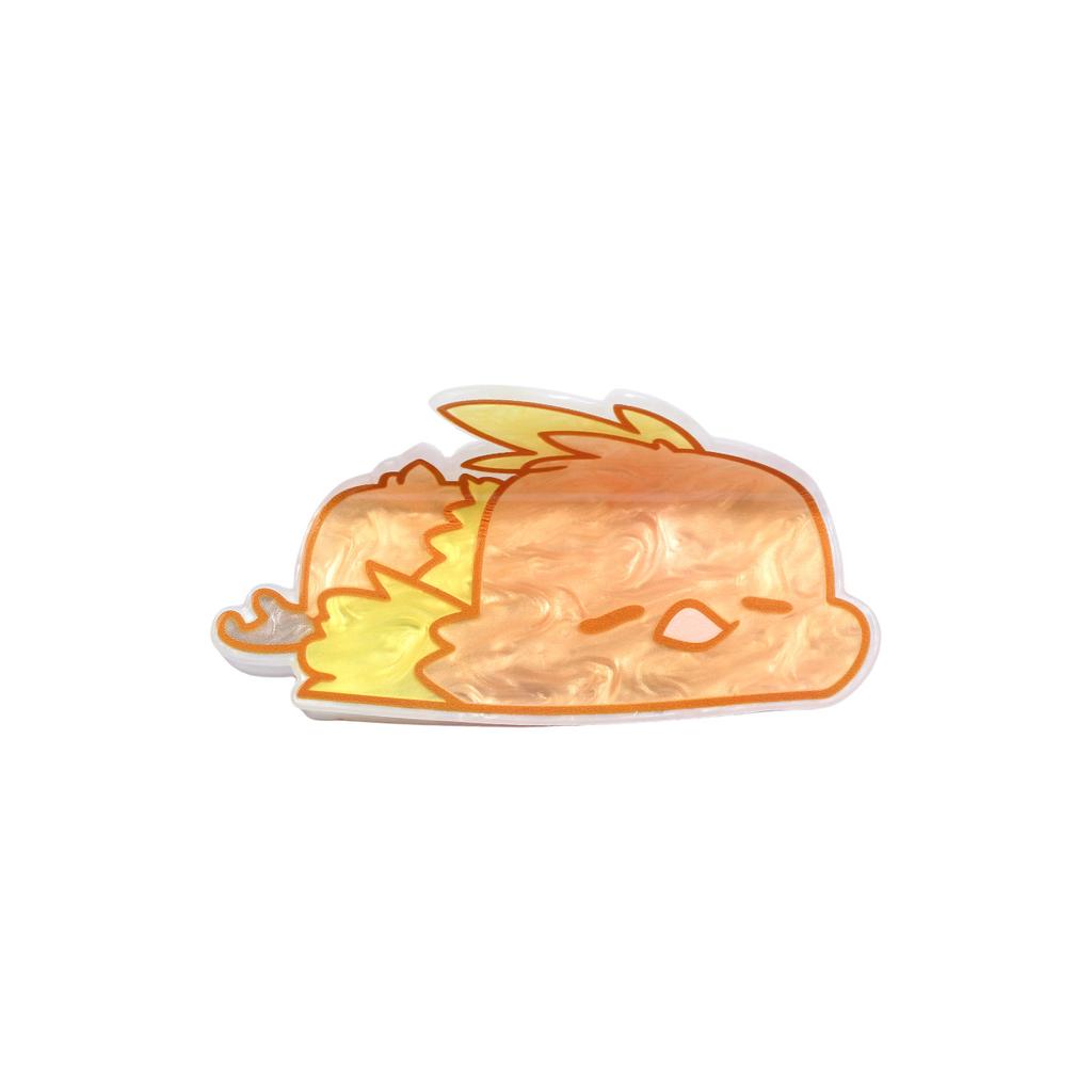 1pc Pokemon Fire Fox Hair Claw Clip - Decorative Hair Accessories Practical Daily Use Hairpins for Styling And Bun Making